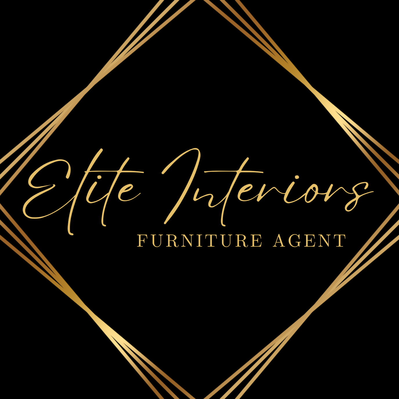 Logo Elite Interiors, Furniture Agent.